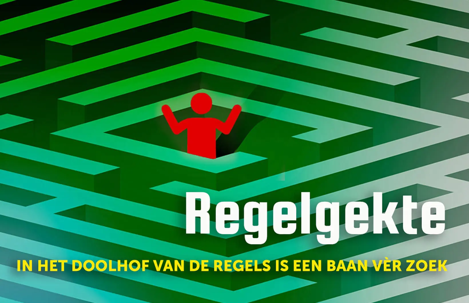 Regelgekte-In het doolhof van de regels is een baan vèr te zoeken