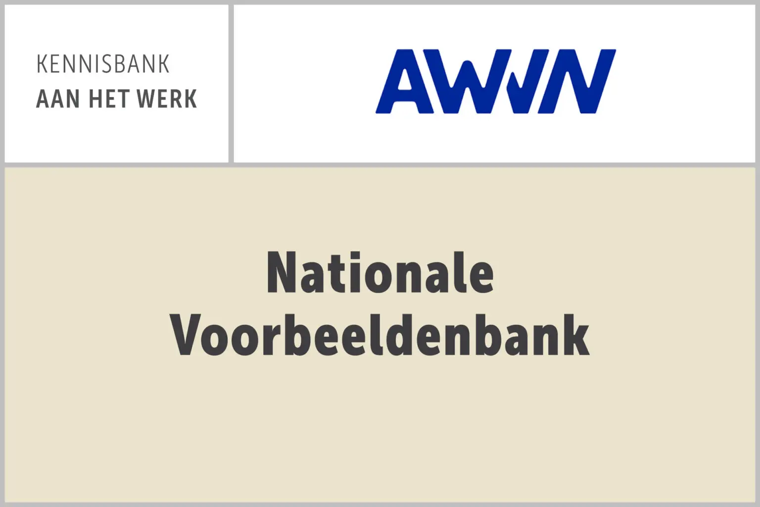 AWVN: Nationale Voorbeeldenbank
