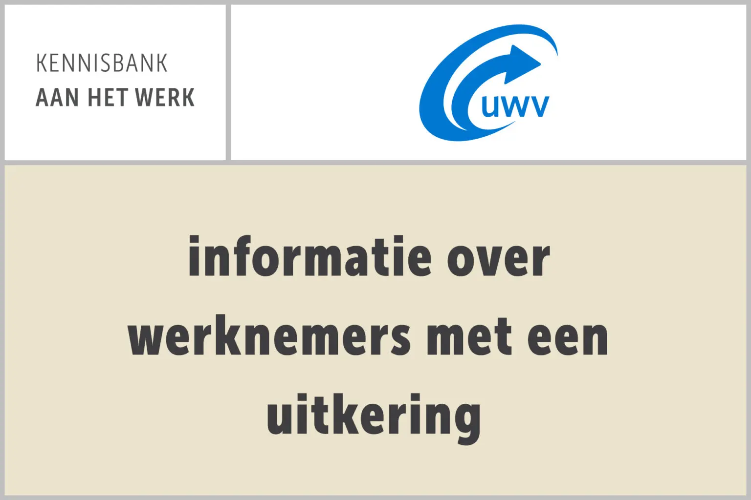 UWV – informatie over werknemers met een uitkering
