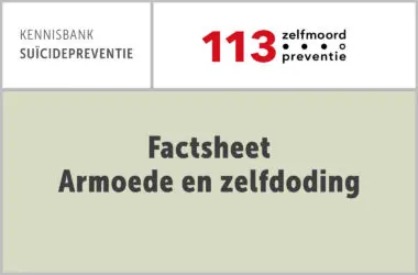 113 Factsheet Armoede en zelfdoding