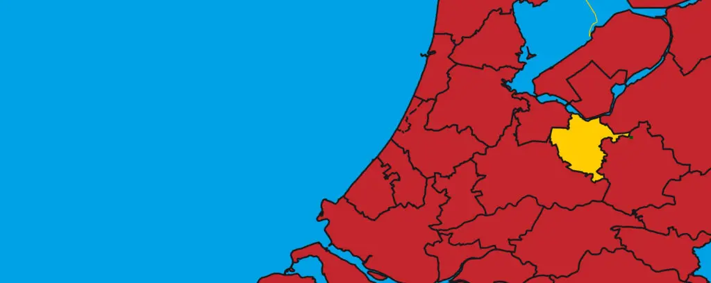 Kaart arbeidsmarktregio Amersfoort