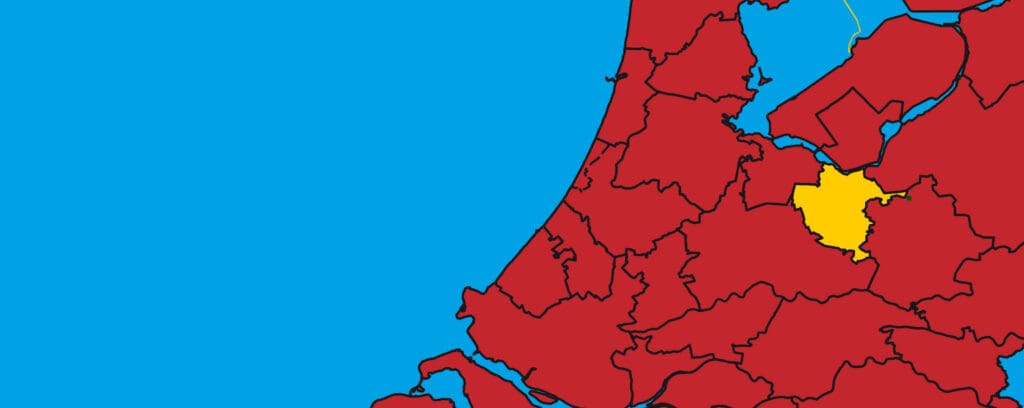 Kaart arbeidsmarktregio Amersfoort